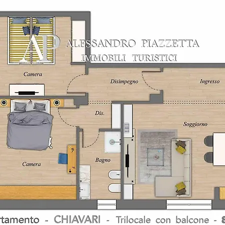 Apartamento Casa Matilde Chiavari